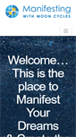 Mobile Screenshot of manifestingwithmooncycles.com
